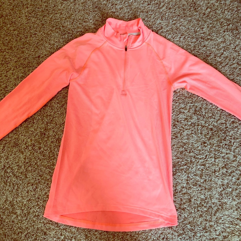 Peachy/orange puma athletic jacket